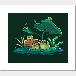 Froggy Friends Posters and Art